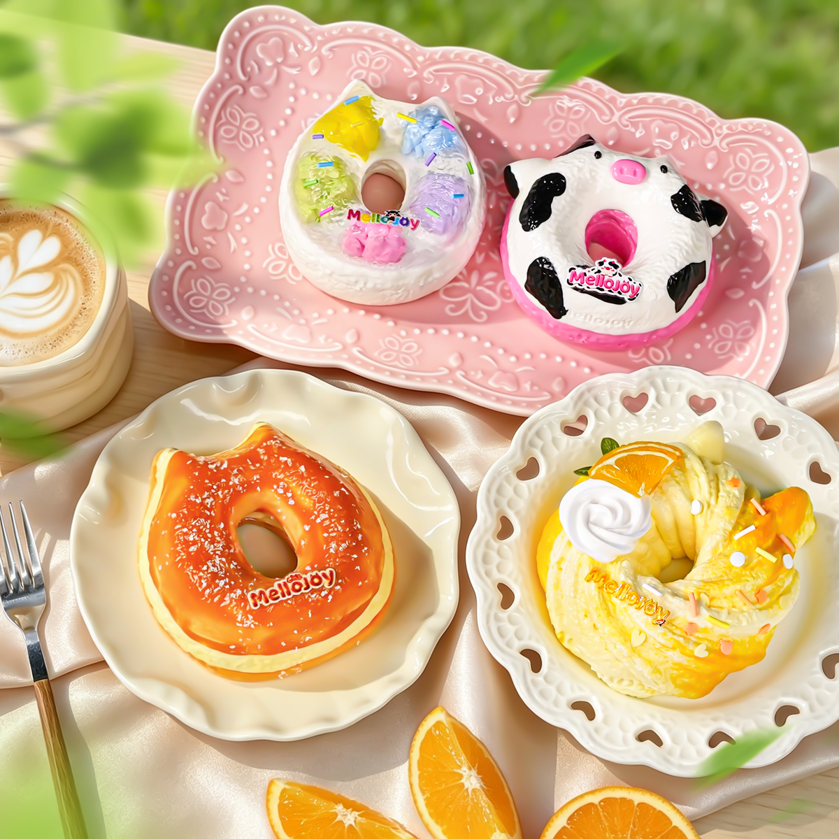 Mellojoy -ムースクリーム - オー！ドーナツー【A041】【 開封後のキャンセルができません】【 ブラインドボックスのおもちゃ】