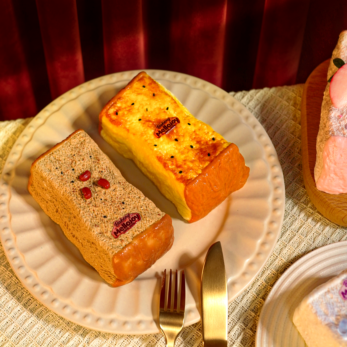 Mellojoy - ムースクリーム - メロジョイトーストスティック、集合！【A036】【 開封後のキャンセルができません】【 ブラインドボックスのおもちゃ】