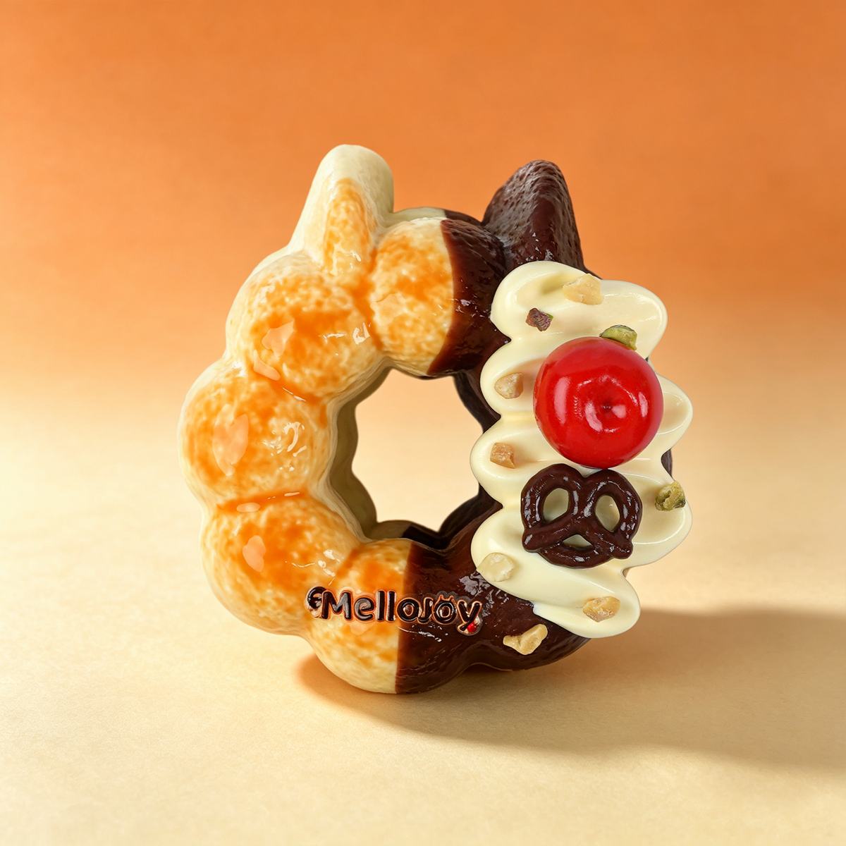 Mellojoy -ムースクリーム - オー！ドーナツー【A041】【 開封後のキャンセルができません】【 ブラインドボックスのおもちゃ】